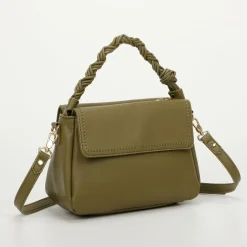 Borsa a mano e tracolla Mimì-Muà Verde Oliva