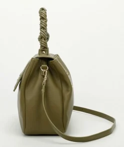 Borsa a mano e tracolla Mimì-Muà Verde Oliva