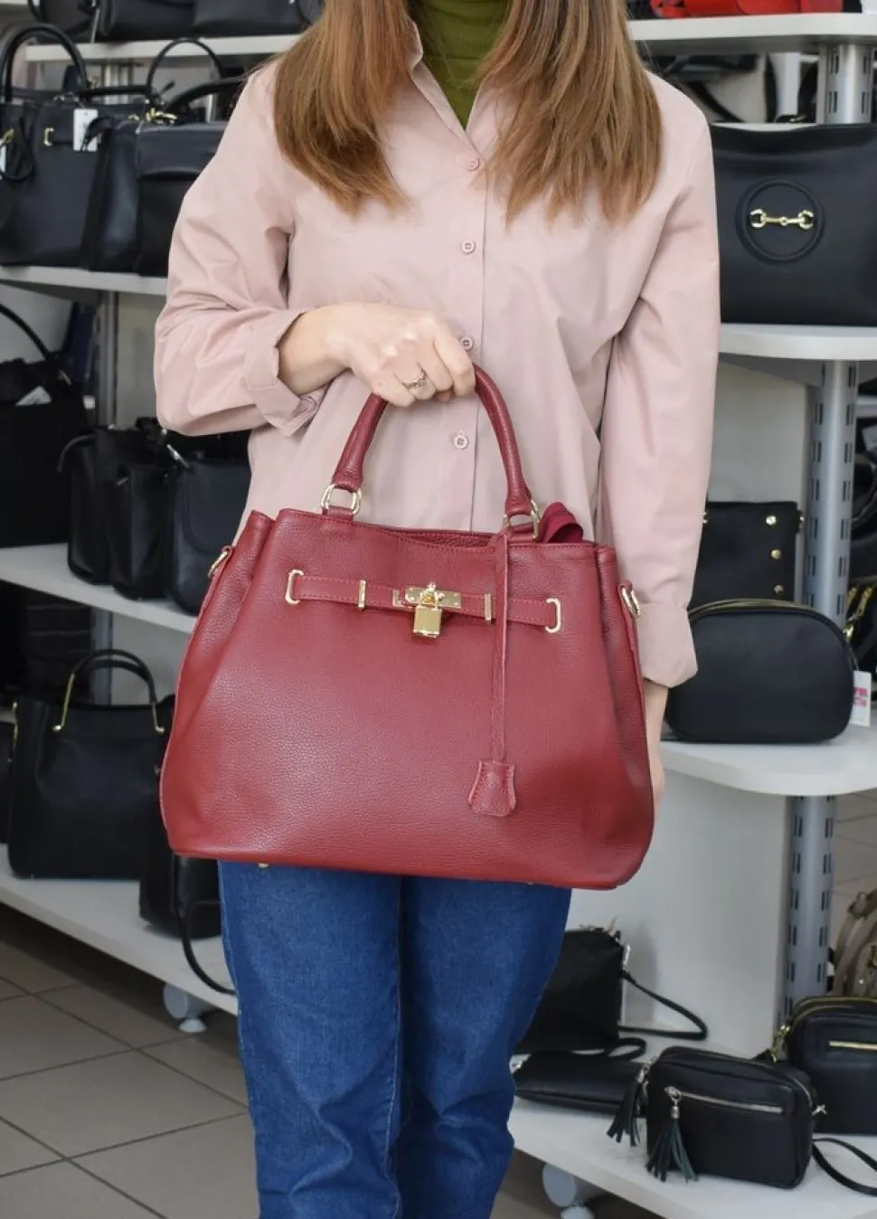 Borsa a mano e tracolla 20111 Rosso