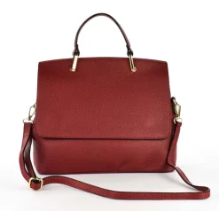Borsa a mano e tracolla 20114 Rosso Scuro