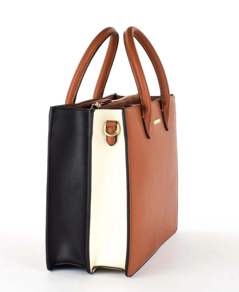 Borsa a mano e tracolla Valentino Bags Zermatt H501 Cuoio Multicolor
