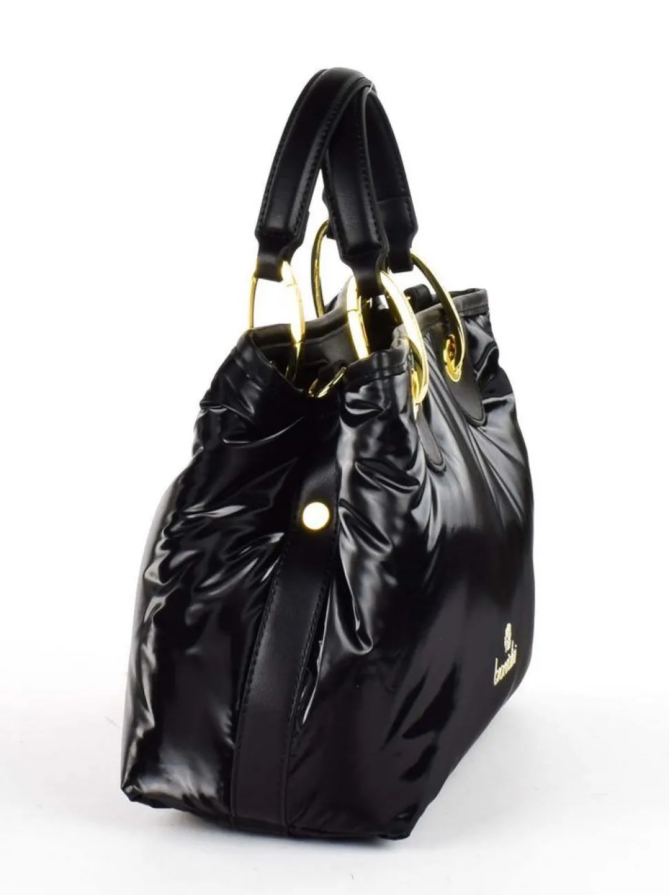 Borsa a mano piccola Braccialini Beth Puffy Nero