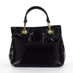 Borsa a mano piccola Braccialini Beth Puffy Nero