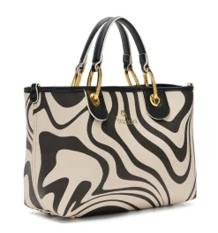 Borsa a mano piccola Braccialini Beth Print Zebra