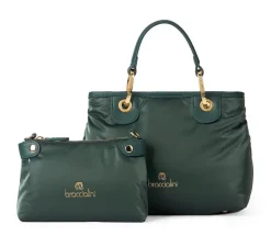Borsa a mano piccola Braccialini Beth Puffy Verde