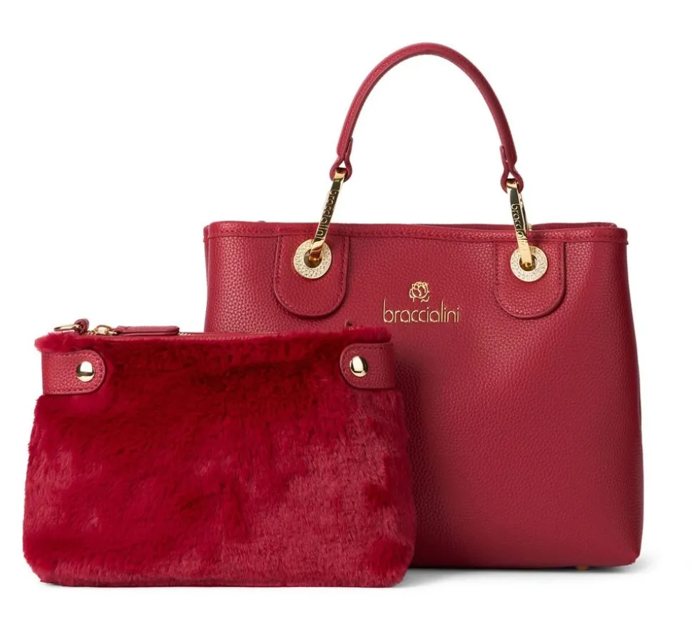 Borsa a mano piccola Braccialini Beth Rossa
