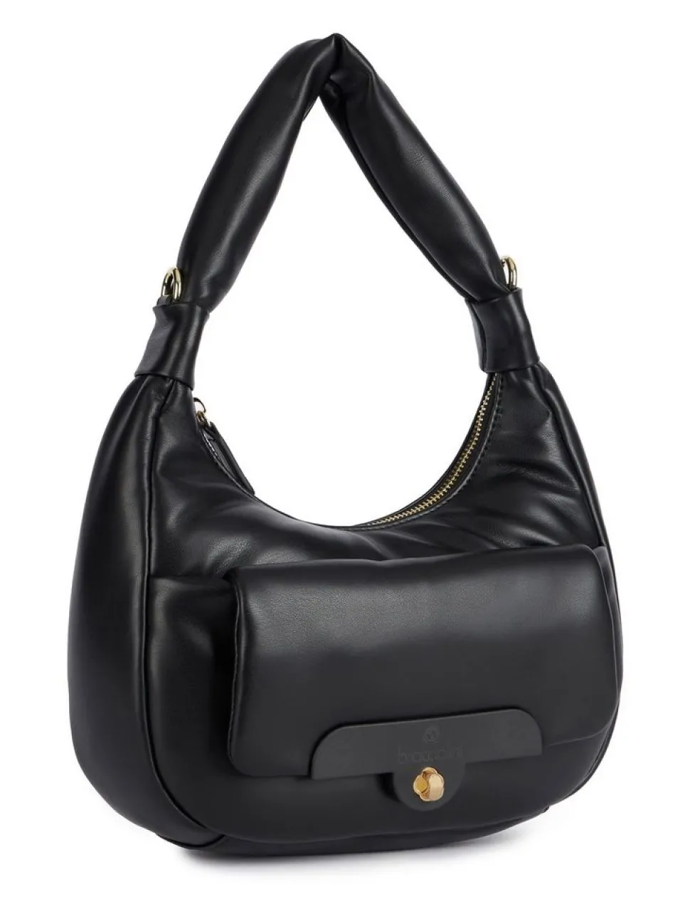 Borsa a spalla e tracolla Braccialini Puffy Nera