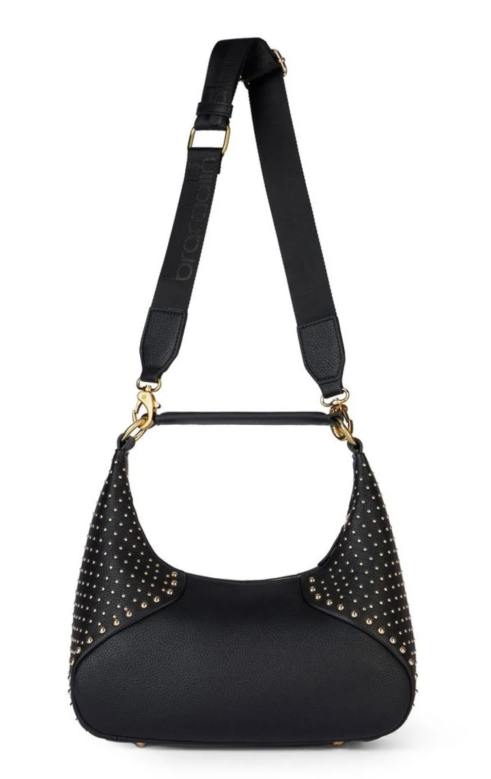Borsa a spalla e tracolla Braccialini Rock Nera