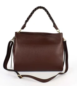 Borsa a spalla e tracolla 20119 Cioccolato