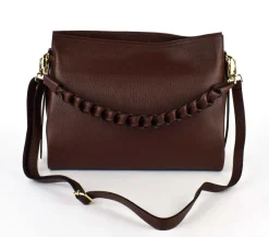 Borsa a spalla e tracolla 20119 Cioccolato