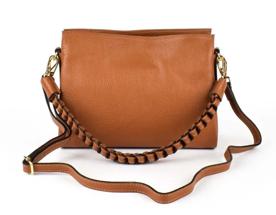 Borsa a spalla e tracolla 20121 Cuoio