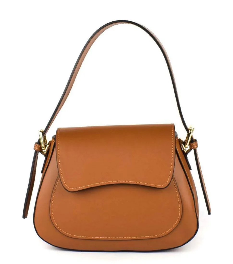 Borsa a spalla e tracolla 20134 Cuoio