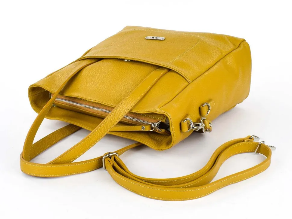 Borsa a spalla e tracolla EC Venezia 02 Senape