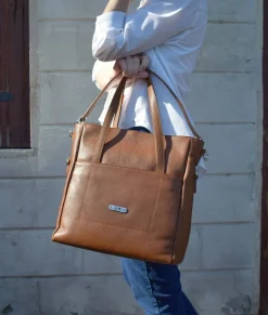 Borsa a spalla e tracolla EC Venezia 02 Cuoio