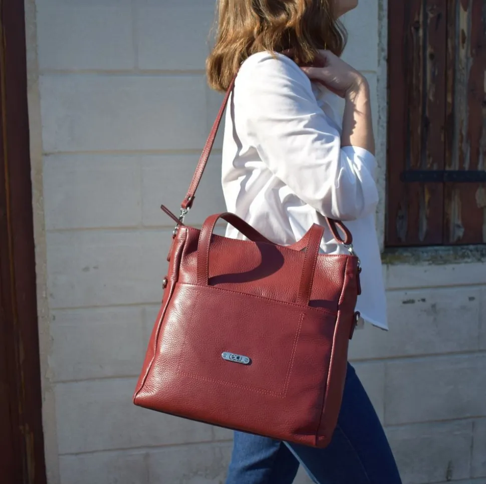 Borsa a spalla e tracolla EC Venezia 02 Cuoio