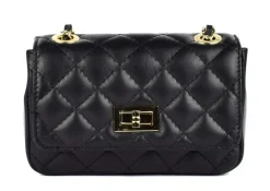 Borsa a spalla e tracolla in pelle BP26 Nero
