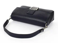 Borsa a spalla e tracolla in pelle 20091 Blu