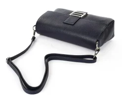 Borsa a spalla e tracolla in pelle 20091 Blu