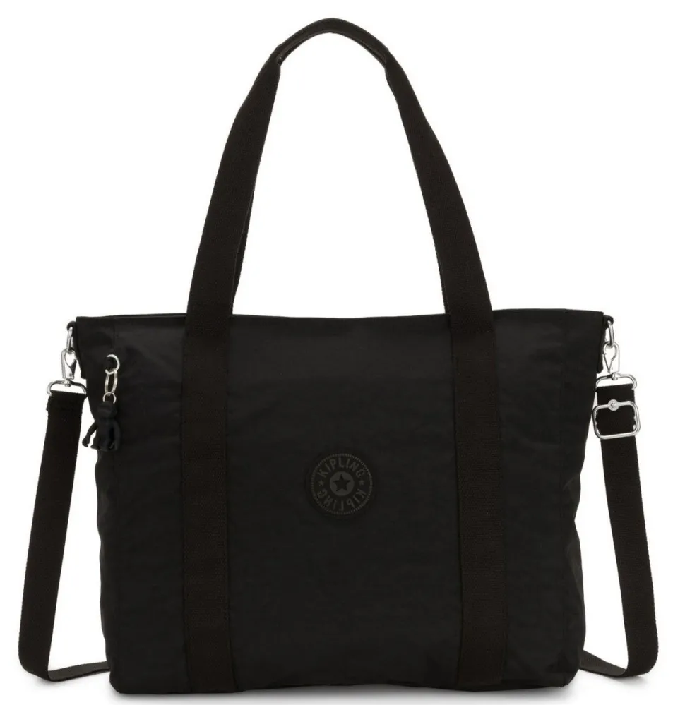 Borsa a spalla e tracolla Kipling Asseni Black Noir