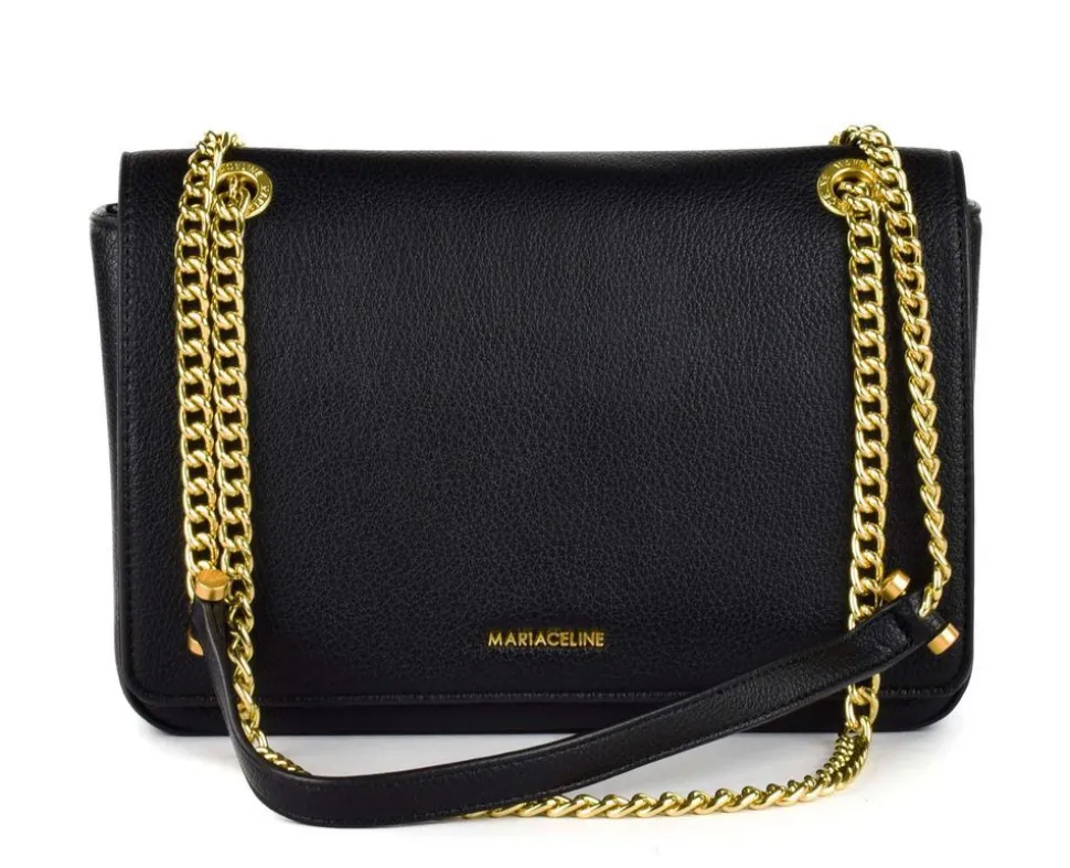 Borsa a spalla e tracolla Maria Celine Julie 04 Nera