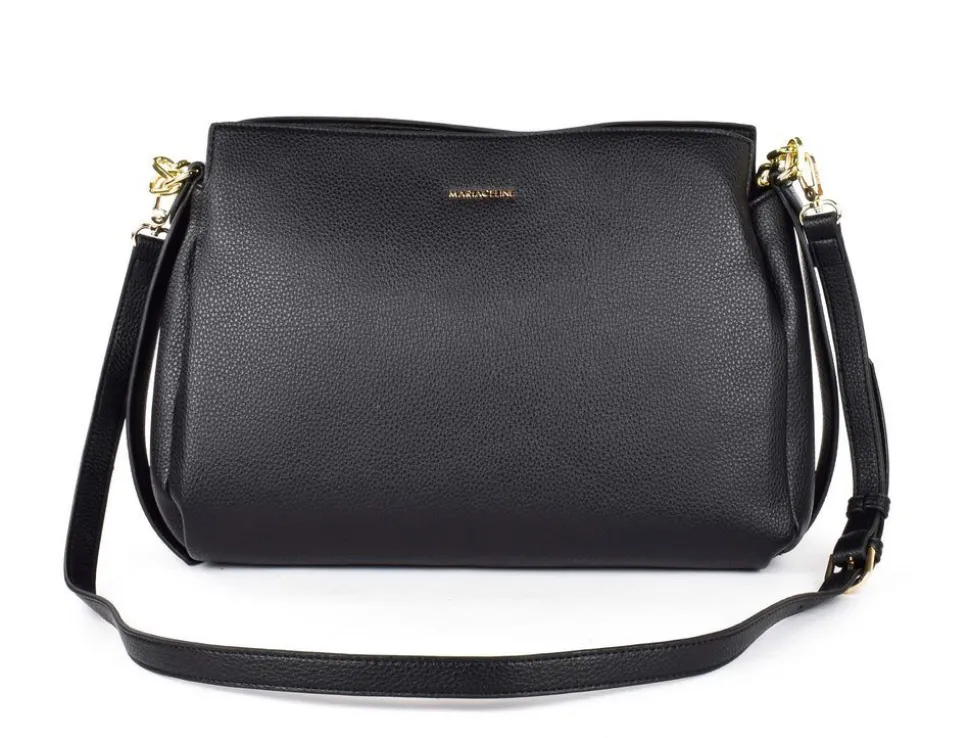 Borsa a spalla e tracolla Maria Celine Holly 03 Nera