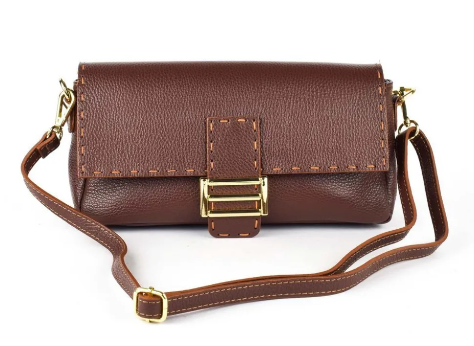 Borsa a spalla e tracolla 20122 Marrone