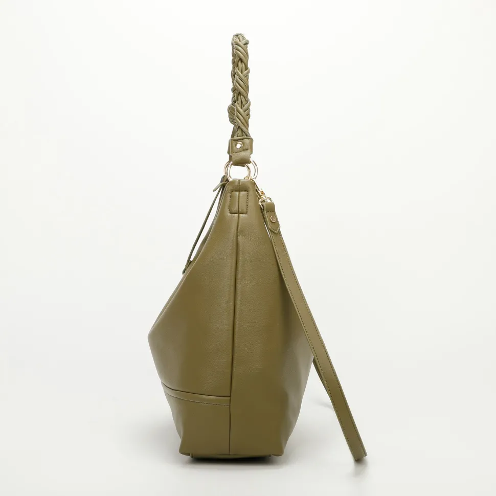 Borsa a spalla e tracolla Mimì-Muà Verde Oliva