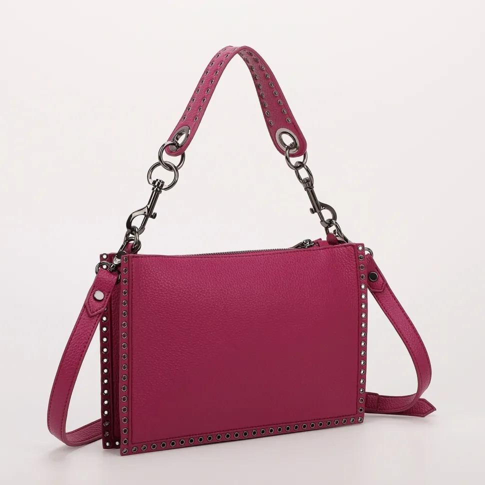 Borsa a spalla e tracolla Mimì-Muà Fuxia