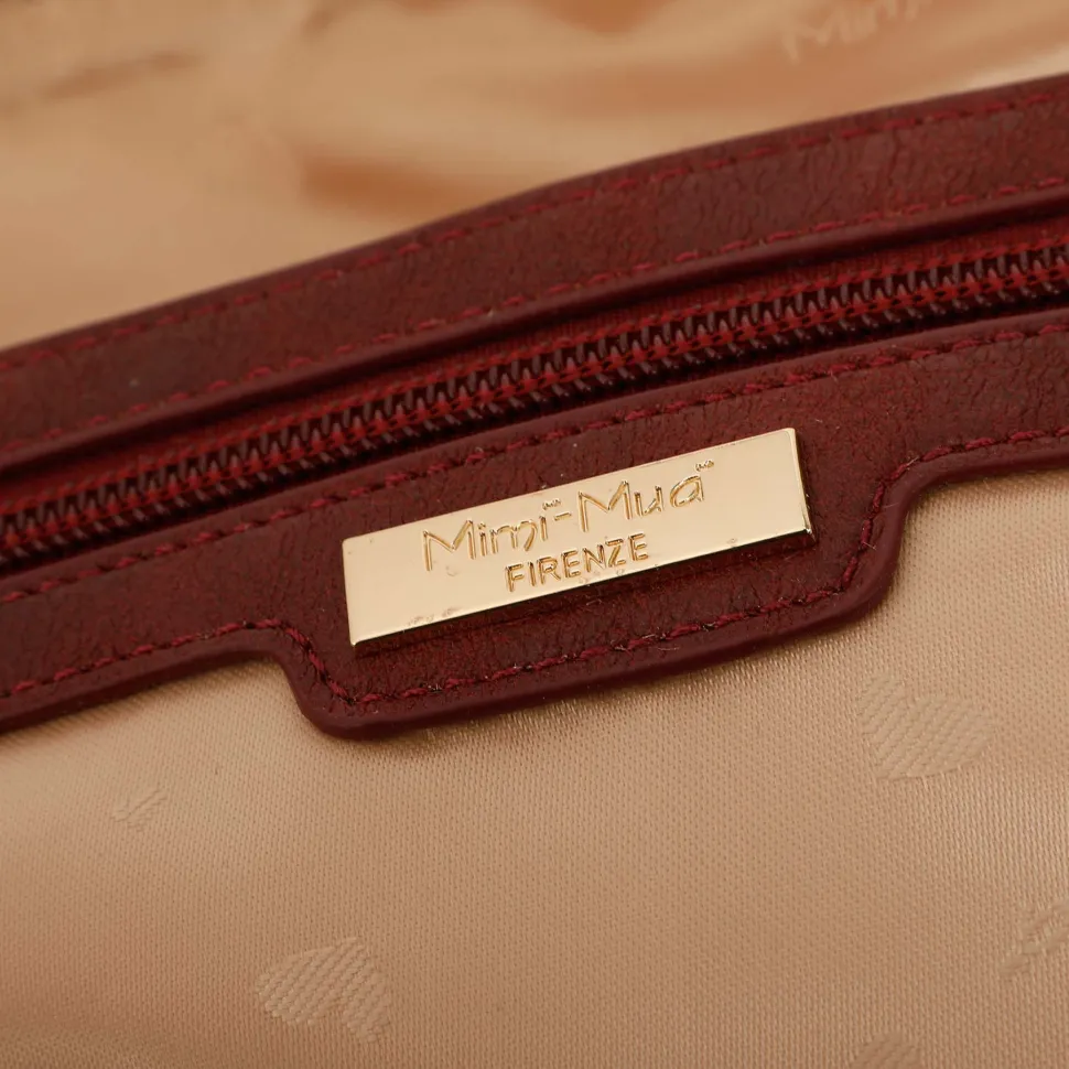 Borsa a spalla e tracolla Mimì-Muà Bordeaux