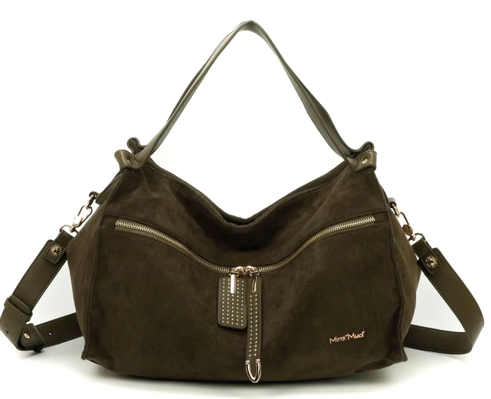 Borsa a spalla e tracolla Mimì-Muà Verde