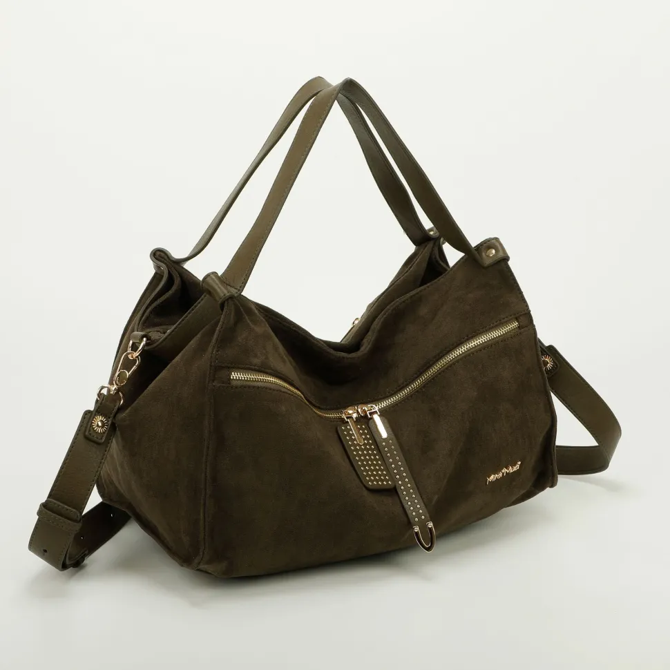 Borsa a spalla e tracolla Mimì-Muà Verde