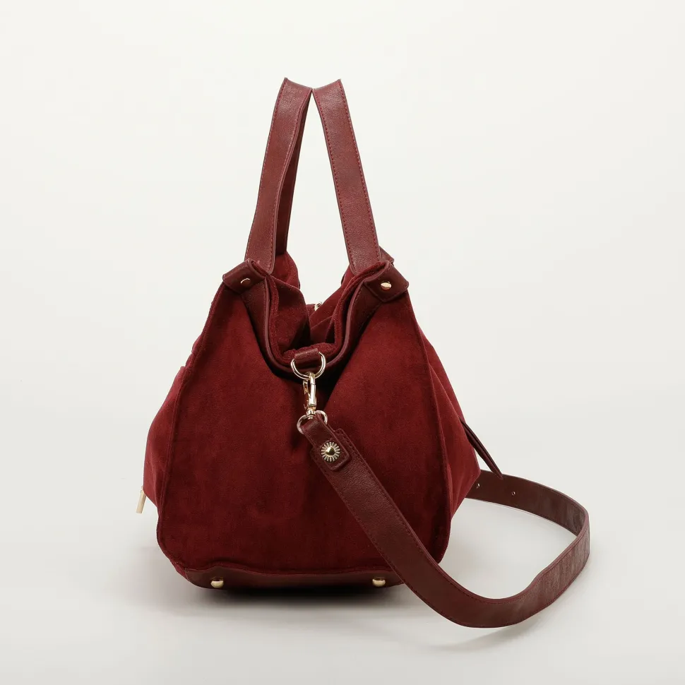 Borsa a spalla e tracolla Mimì-Muà Bordeaux