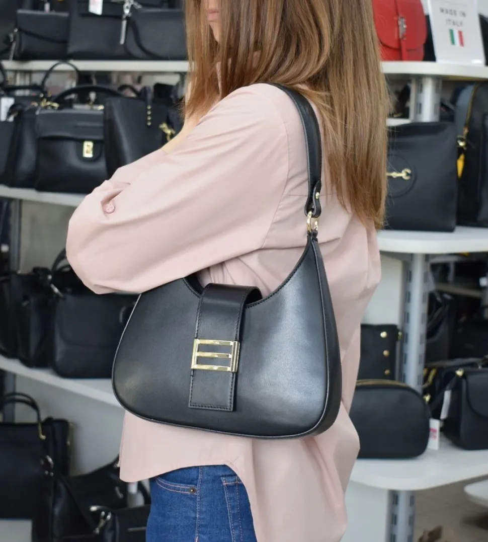 Borsa a spalla e tracolla 20125 Nero