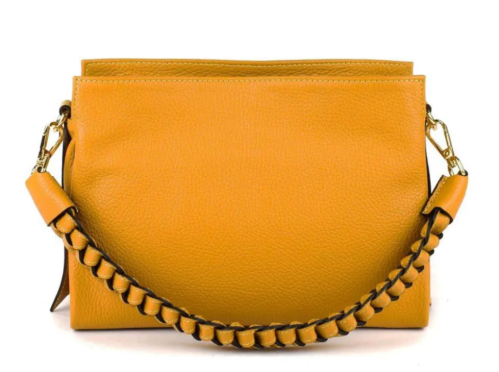 Borsa a spalla e tracolla 20121 Ocra