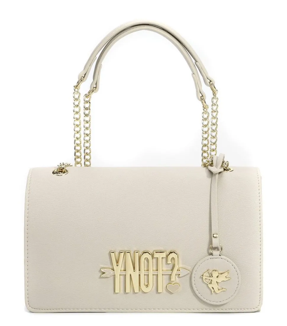 Borsa a spalla e tracolla Ynot? Lovers 001 Cream