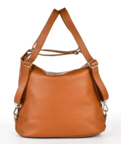 Borsa a spalla e zaino 20136 Cuoio