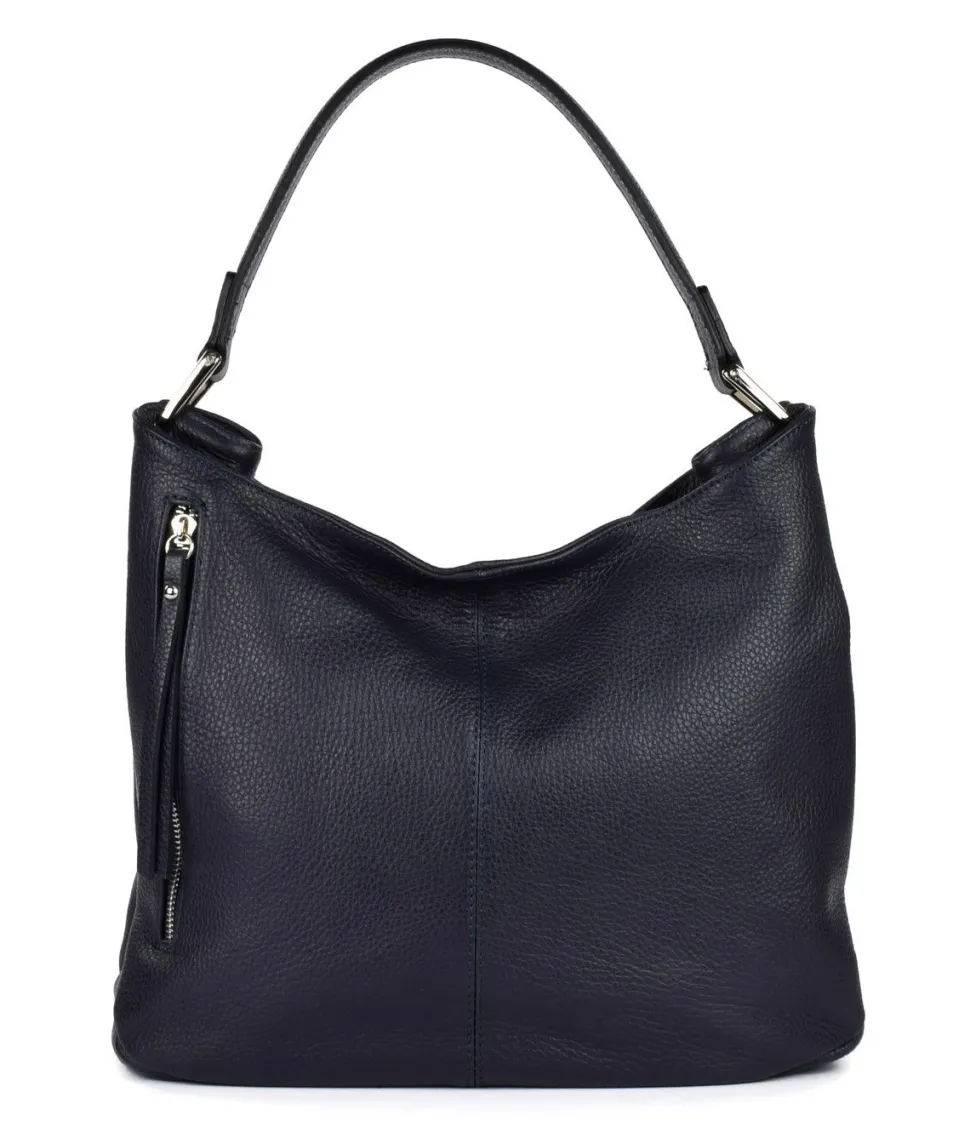 Borsa a spalla in pelle 20052 Blu