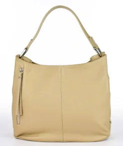 Borsa a spalla in pelle 20052 Ecru