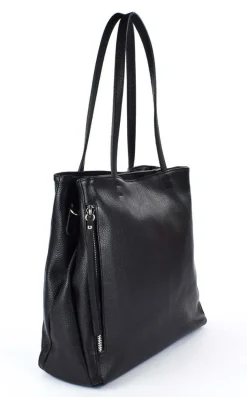 Borsa a spalla in pelle 20051 Nera