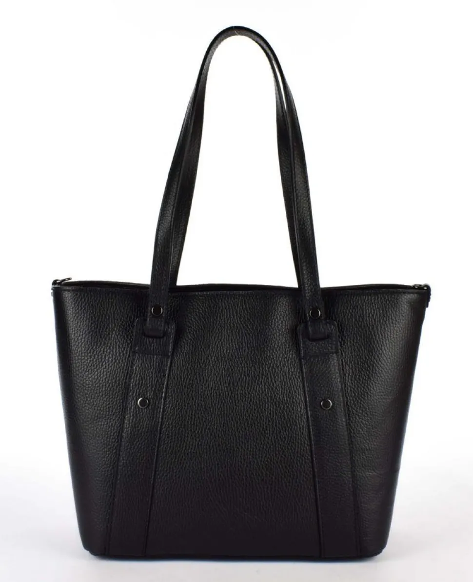 Borsa a spalla in pelle 20156 Nero