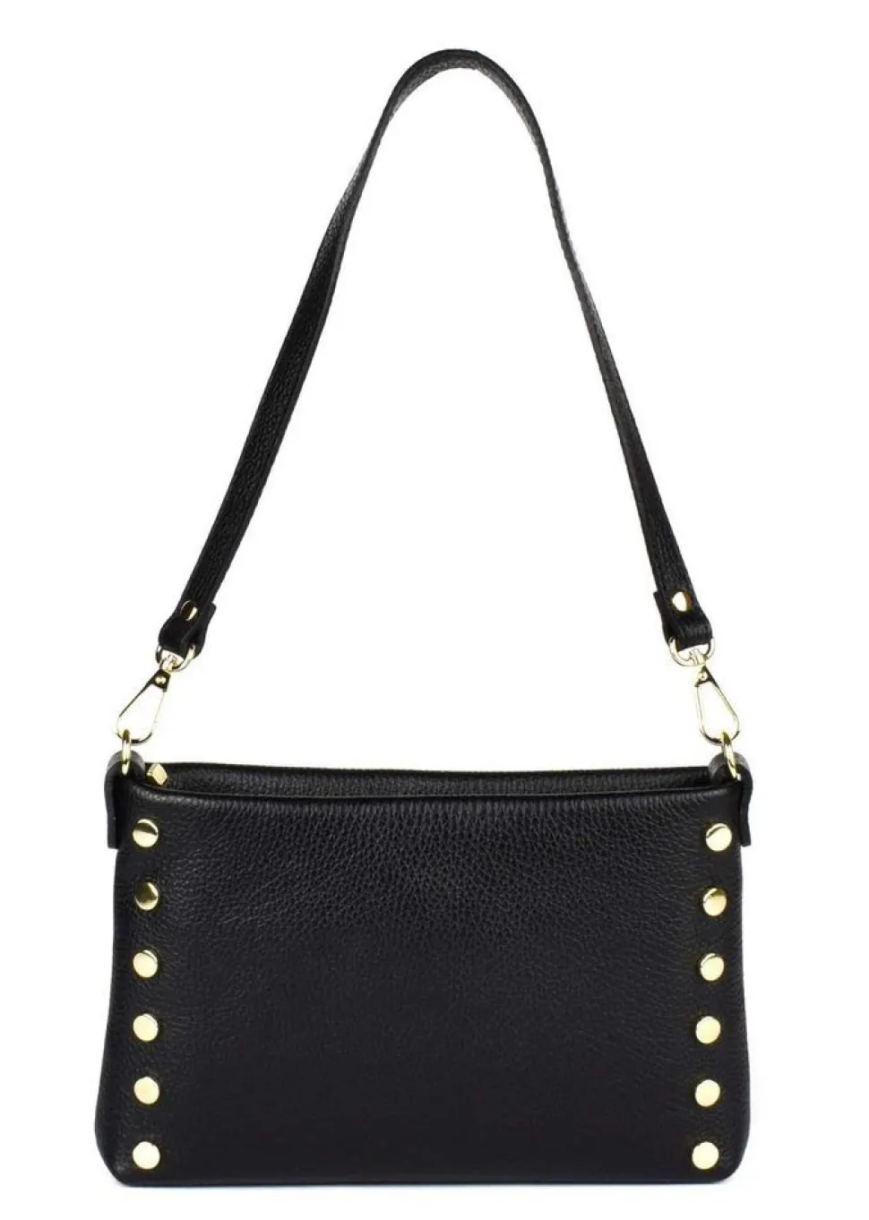 Borsa a spalla in pelle 20151 Nero