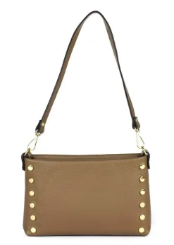 Borsa a spalla in pelle 20151 Taupe