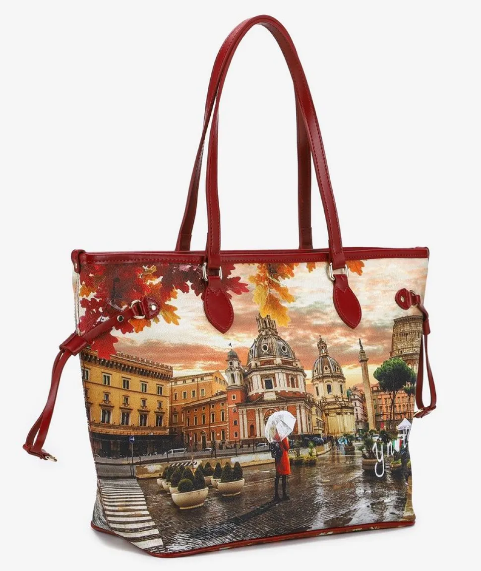 Borsa a spalla Ynot? 319 Rome Raining