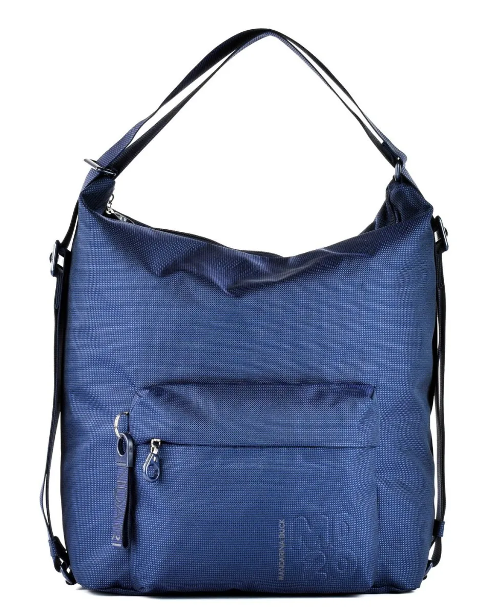 Borsa a spalla zaino Mandarina Duck MD20 MT09 Dress Blue