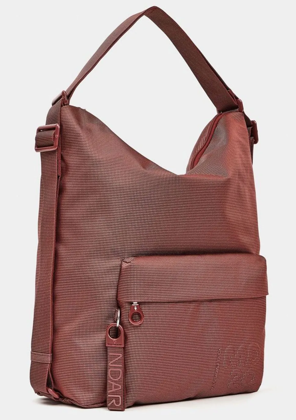 Borsa a spalla zaino Mandarina Duck MD20 MT09 Caramel Cafe