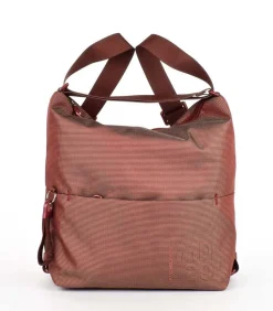 Borsa a spalla zaino Mandarina Duck MD20 MT38 Caramel Cafe