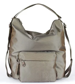 Borsa a spalla zaino Mandarina Duck MD20 MT09 Taupe