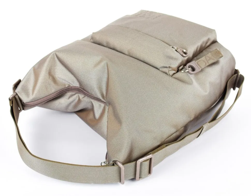 Borsa a spalla zaino Mandarina Duck MD20 MT09 Taupe
