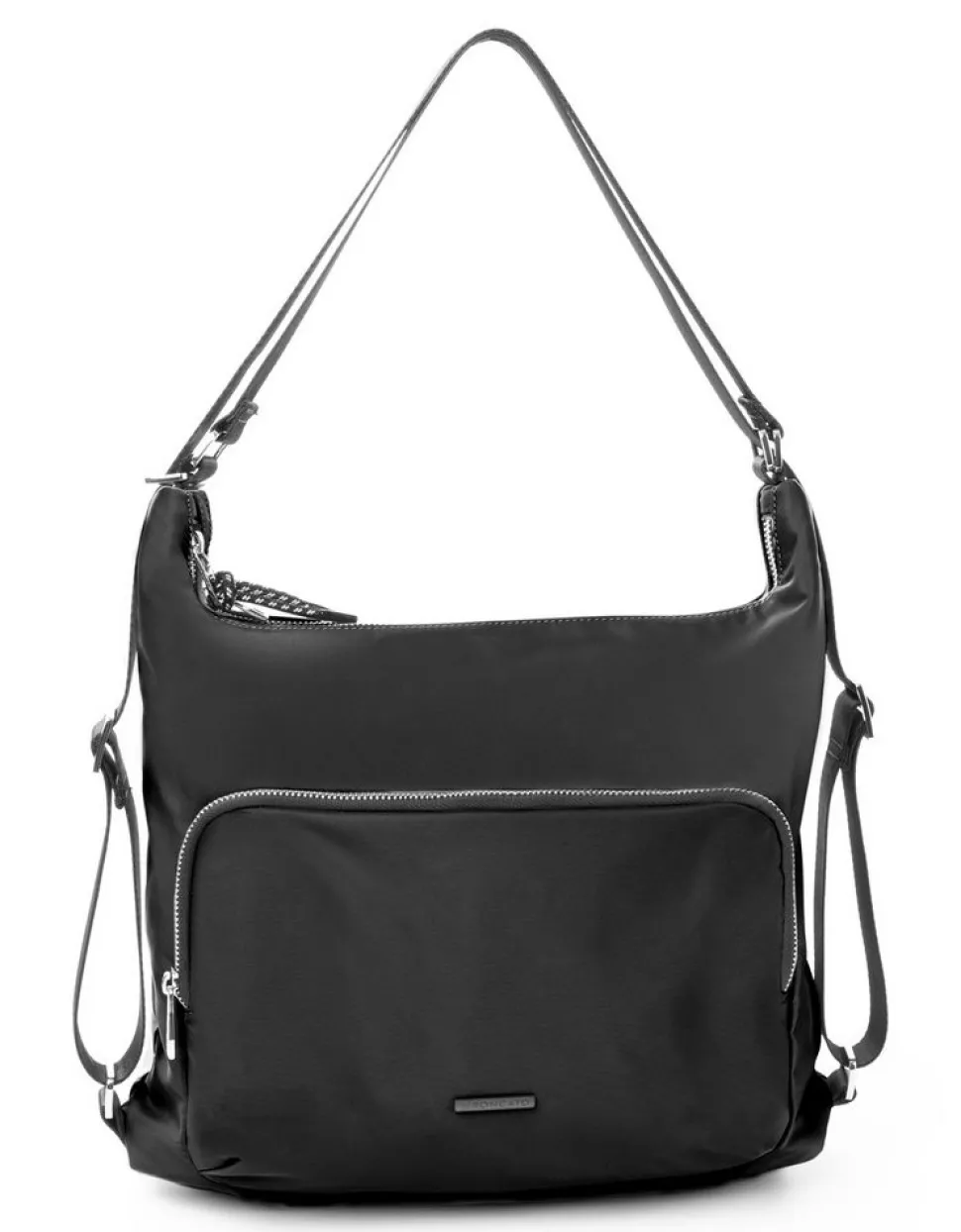 Borsa a spalla zaino Roncato Portofino 1103 Nero