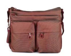 Borsa a tracolla espandibile Mandarina Duck MD20 MTX6 Caramel Cafe
